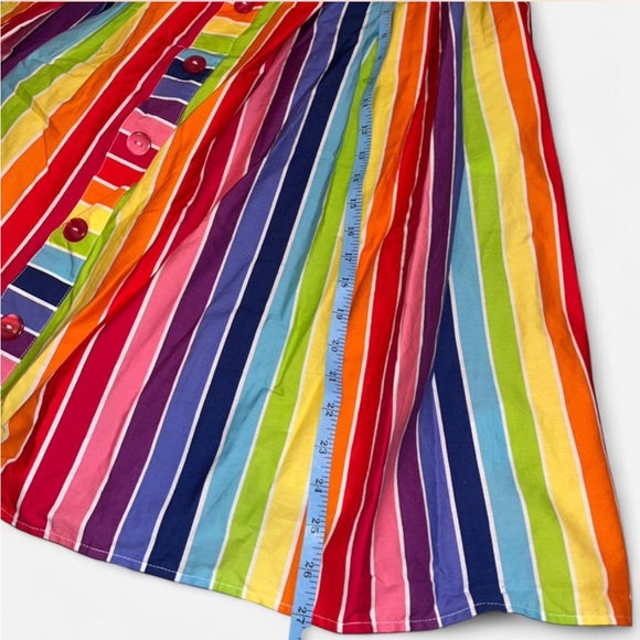 Hell Bunny Over the Rainbow Skirt With Pockets Size S - Picture 3 of 7